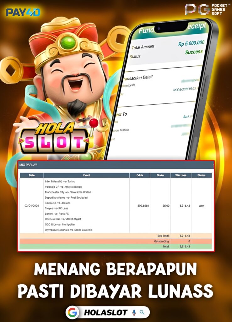 JACKPOT SPORT PARLAY MIX 05 FEBRUARY 2026